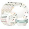 Corelle Dinnerware- Lightweight Wildflower Scatter 18-piece Dinnerware Set, Service for 6 Corelle Dinnerware- Lightweight Wildflower Scatter 18-piece Dinnerware Set, Service for 6