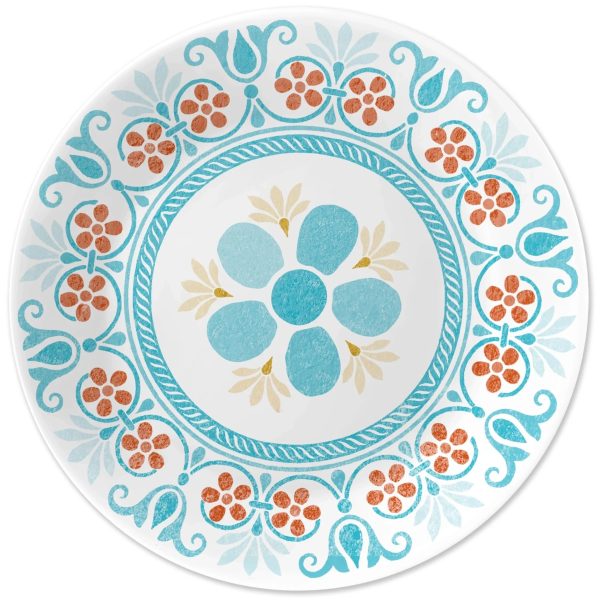 Corelle Dinnerware- Lightweight Global Collection Terracotta Dreams 6.75 Appetizer Plate Corelle Dinnerware- Lightweight Global Collection Terracotta Dreams 6.75 Appetizer Plate