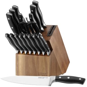 Corelle Dinnerware- Lightweight Insignia Classic 18-piece Block Set with Built-in Sharpener Corelle Dinnerware- Lightweight Insignia Classic 18-piece Block Set with Built-in Sharpener