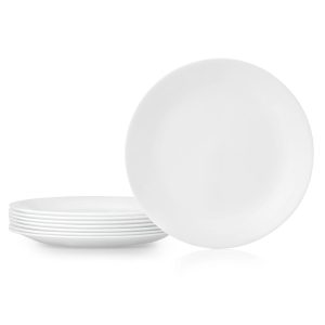 Corelle Dinnerware- Lightweight Winter Frost White 10.25 Dinner Plates, 8-pack
