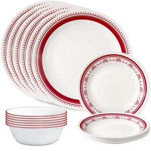 Corelle Dinnerware- Lightweight Sadie 18-piece Dinnerware Set, Service for 6 Corelle Dinnerware- Lightweight Sadie 18-piece Dinnerware Set, Service for 6