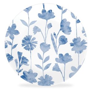 Corelle Dinnerware- Lightweight Botanical Stripes 8.5 Salad Plate, Floral