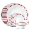 Corelle Dinnerware- Lightweight Logan 18-pc Dinnerware Set, Service for 6 Corelle Dinnerware- Lightweight Logan 18-pc Dinnerware Set, Service for 6