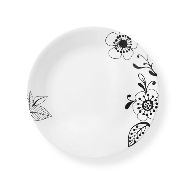 Corelle Dinnerware- Lightweight Inked Poppy 10.25 Dinner Plate