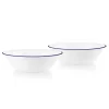 1139452_CO_Tabletop_Silo_Square_Brilliant-Blue_2qt-Bowl-2pk Brilliant Blue Banded 2-quart Serving Bowls, 2-pack