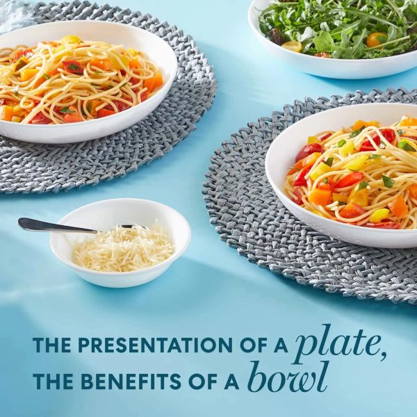 Corelle Dinnerware- Lightweight Winter Frost White 30-ounce Versa Meal Bowl