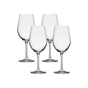 Corelle Dinnerware- Lightweight Tokyo Temptation Cabernet Glasses (4-Pieces), 16-ounce, Dishwasher Safe, Lead-free Crystalline