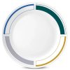 Corelle Dinnerware- Lightweight Color Block 10.25 Dinner Plate