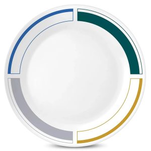 Corelle Dinnerware- Lightweight Color Block 10.25 Dinner Plate Corelle Dinnerware- Lightweight Color Block 10.25 Dinner Plate