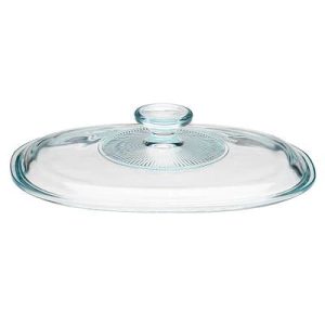 Corelle Dinnerware- Lightweight French White? Glass Lid for 1.5-quart Oval Baking Dish