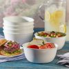 Corelle Dinnerware- Lightweight Winter Frost White 28-ounce Large Soup Bowls, 6-pack