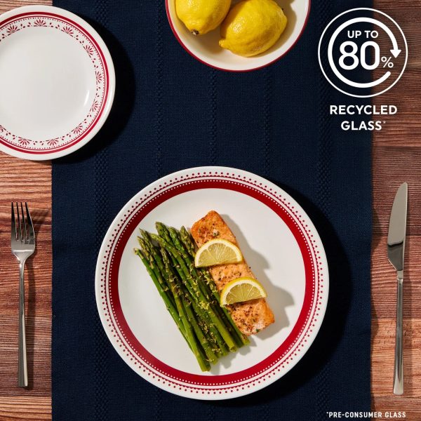 Corelle Dinnerware- Lightweight Sadie 18-piece Dinnerware Set, Service for 6