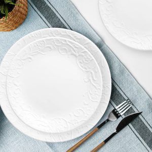 Corelle Dinnerware- Lightweight Bella Faenza 18-piece Dinnerware Set, Service for 6