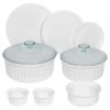 Corelle Dinnerware- Lightweight French White? 10-piece Round Bakeware Set