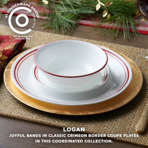Corelle Dinnerware- Lightweight Logan 18-pc Dinnerware Set, Service for 6 Corelle Dinnerware- Lightweight Logan 18-pc Dinnerware Set, Service for 6