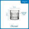 Corelle Dinnerware- Lightweight Traze PST Rocks Glasses (4-Pieces), 12-ounce, Dishwasher Safe