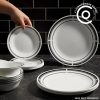Corelle Dinnerware- Lightweight Brasserie 6.75 Appetizer Plate, 6-pack