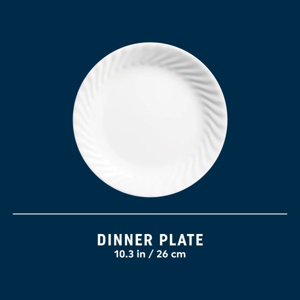 Corelle Dinnerware- Lightweight Enhancements 10.25 Glass Dinner Plate Corelle Dinnerware- Lightweight Enhancements 10.25 Glass Dinner Plate