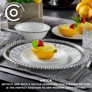 Corelle Dinnerware- Lightweight Arica 18-piece Dinnerware Set, Service for 6