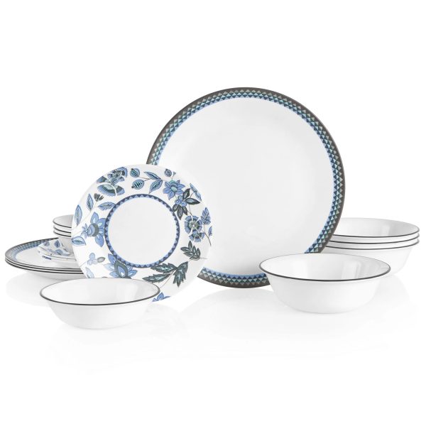 Corelle Dinnerware- Lightweight Veranda 16-piece Dinnerware Set, Service for 4 Corelle Dinnerware- Lightweight Veranda 16-piece Dinnerware Set, Service for 4