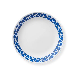 Corelle Dinnerware- Lightweight Cobalt Circles 10.25 Dinner Plate Corelle Dinnerware- Lightweight Cobalt Circles 10.25 Dinner Plate