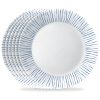 Corelle Dinnerware- Lightweight Botanical Stripes 10.25 Dinner Plate, 6 pack