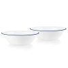 Corelle Dinnerware- Lightweight Brilliant Blue Banded 2-quart Serving Bowls, 2-pack Corelle Dinnerware- Lightweight Brilliant Blue Banded 2-quart Serving Bowls, 2-pack