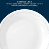 Corelle Dinnerware- Lightweight Caspian Lace 6.75 Appetizer Plate, 6-pack