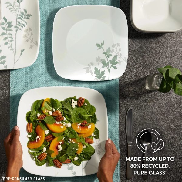 Corelle Dinnerware- Lightweight Amalie 16-piece Dinnerware Set, Service for 4 Corelle Dinnerware- Lightweight Amalie 16-piece Dinnerware Set, Service for 4