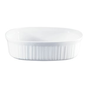Corelle Dinnerware- Lightweight French White? 2.5-quart Oval Casserole Dish