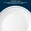Corelle Dinnerware- Lightweight Caspian Lace 18-piece Dinnerware Set, Service for 6