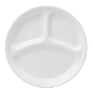 Corelle Dinnerware- Lightweight Winter Frost White 10.25 Divided Dinner Plate Corelle Dinnerware- Lightweight Winter Frost White 10.25 Divided Dinner Plate