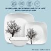 Corelle Dinnerware- Lightweight Timber Shadows 12-piece Dinnerware Set, Service for 4 Corelle Dinnerware- Lightweight Timber Shadows 12-piece Dinnerware Set, Service for 4
