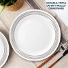 Corelle Dinnerware- Lightweight Brushed Silver 8.5 Salad Plate Corelle Dinnerware- Lightweight Brushed Silver 8.5 Salad Plate