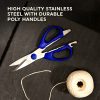 Corelle Dinnerware- Lightweight Chicago Cutlery 2-piece Kitchen Shears in Blueberry and Blue Frost