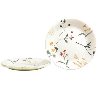 Corelle Dinnerware- Lightweight Wildflower Scatter 8.5 Salad Plate- 4 Pack