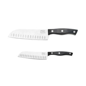 Corelle Dinnerware- Lightweight Ellsworth 2-piece Santoku Knife Corelle Dinnerware- Lightweight Ellsworth 2-piece Santoku Knife