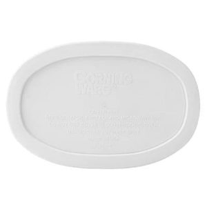 Corelle Dinnerware- Lightweight French White? Plastic Lid for 15-ounce Oval Baking Dish