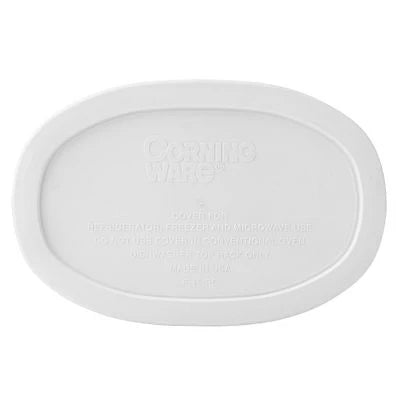 Corelle Dinnerware- Lightweight French White? Plastic Lid for 15-ounce Oval Baking Dish