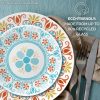 Corelle Dinnerware- Lightweight Global Collection Terracotta Dreams 6.75?? Appetizer Plates, 6-pack