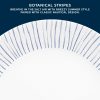 Corelle Dinnerware- Lightweight Botanical Stripes 32-piece Dinnerware Set, Service for 8