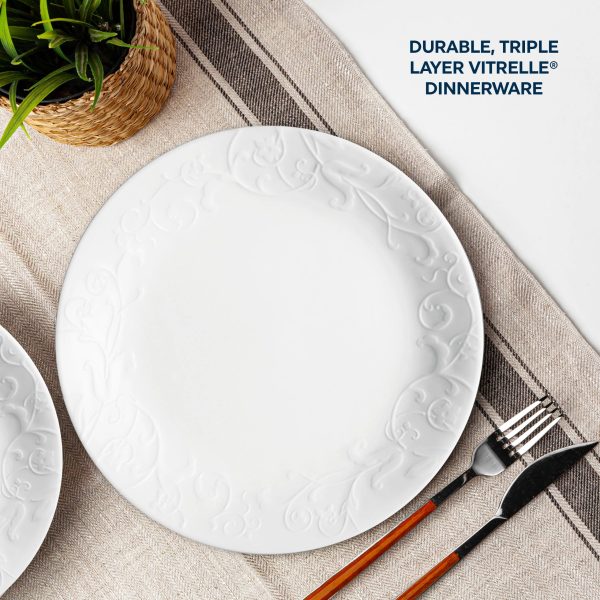 Corelle Dinnerware- Lightweight Bella Faenza 12-piece Dinnerware Set, Service for 4 Corelle Dinnerware- Lightweight Bella Faenza 12-piece Dinnerware Set, Service for 4