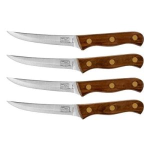Corelle Dinnerware- Lightweight Walnut Tradition? 4-piece Steak Knife Set Corelle Dinnerware- Lightweight Walnut Tradition? 4-piece Steak Knife Set