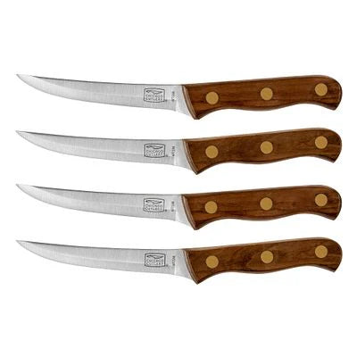 Corelle Dinnerware- Lightweight Walnut Tradition? 4-piece Steak Knife Set