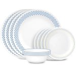 Corelle Dinnerware- Lightweight Amelia 12-piece Dinnerware Set, Service for 4
