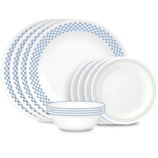 Corelle Dinnerware- Lightweight Amelia 12-piece Dinnerware Set, Service for 4