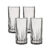 Corelle Dinnerware- Lightweight Traze PRE Highball Glasses (4-Pieces), 12-ounce, Dishwasher Safe