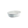 Corelle Dinnerware- Lightweight French White? 1.5-quart Oval Casserole Dish