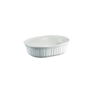 Corelle Dinnerware- Lightweight French White? 1.5-quart Oval Casserole Dish Corelle Dinnerware- Lightweight French White? 1.5-quart Oval Casserole Dish