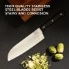 Corelle Dinnerware- Lightweight Essentials? 2-piece Santoku / Partoku Knife Set